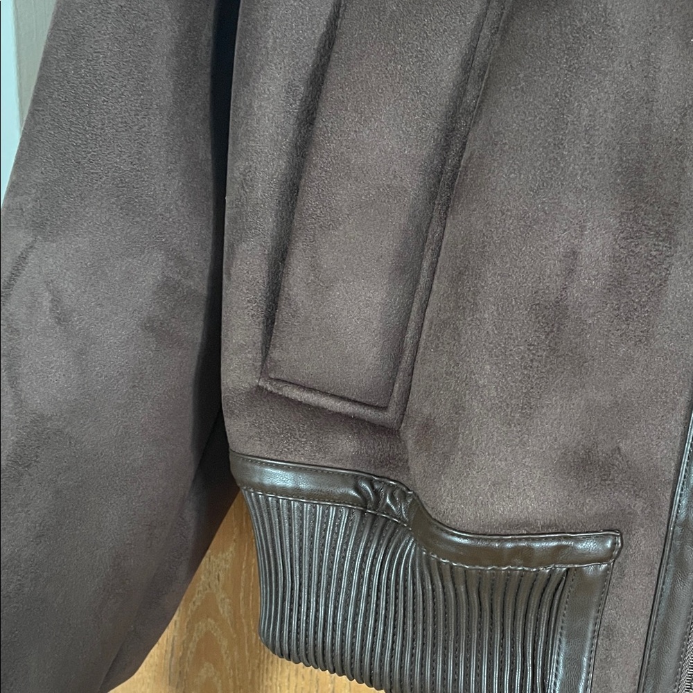 NWT - Jason Wu Dark Brown Shearling Jacket - Picture 6 of 11